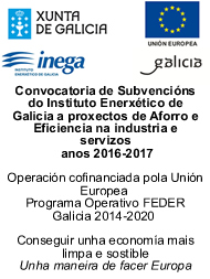 Convocatoria de Subvencins do Instituto Enerxtico de Galicia a proxectos de Aforro e Eficiencia na industria e servizos  anos 2016-2017